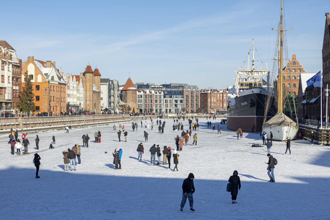 Zdjęcie - Zamarznięta Motława